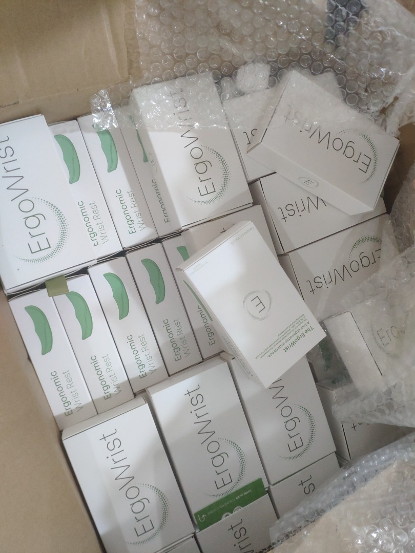 Finished ErgoWrist packages ready to ship